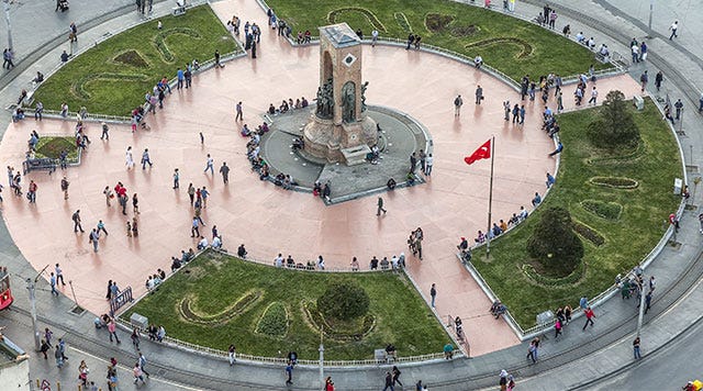 Taksim Square The Most Modern Area Of Istanbul