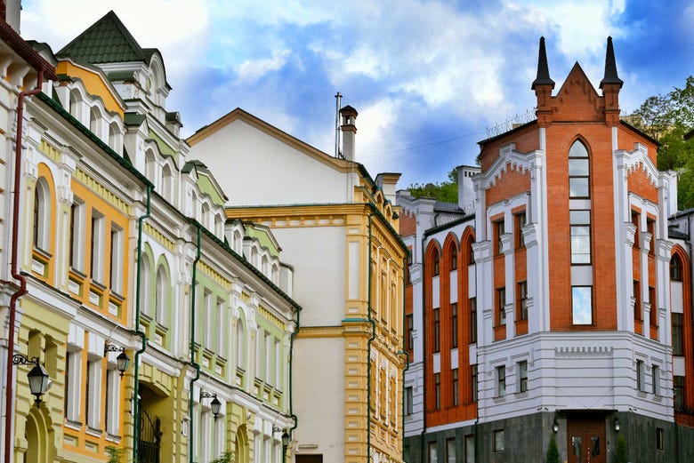 Historic houses on Andriyivskyy Descent