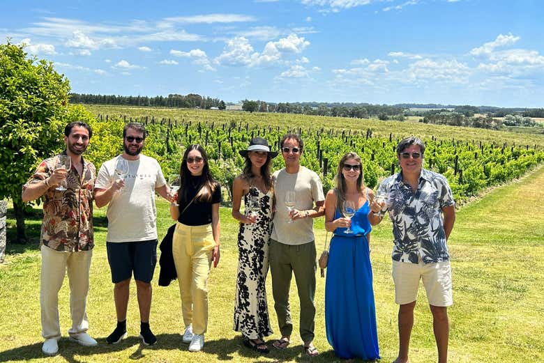 Visiting a vineyard in Punta del Este