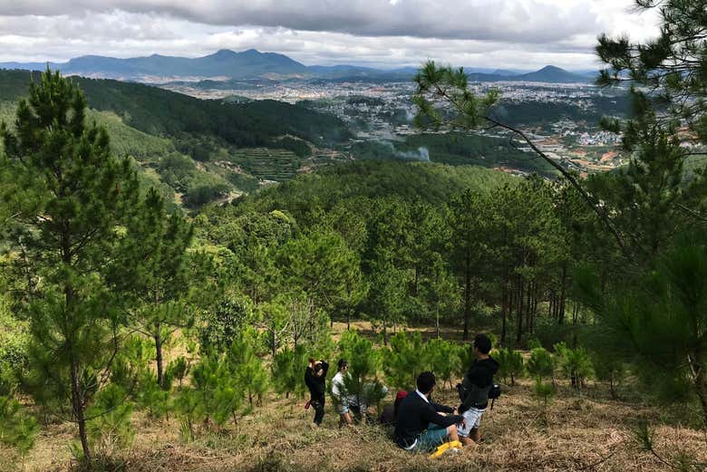 Disfrutando de la ruta