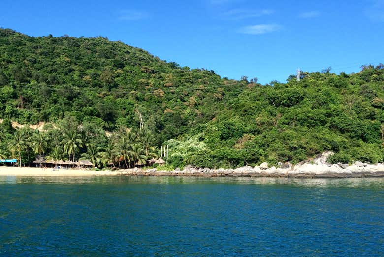 El paisaje rocoso de las islas Cham