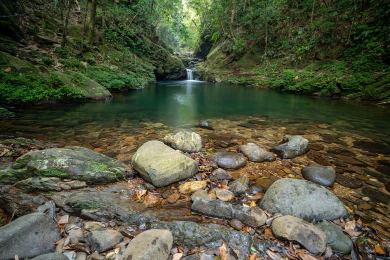 Bach Ma National Park waterfall