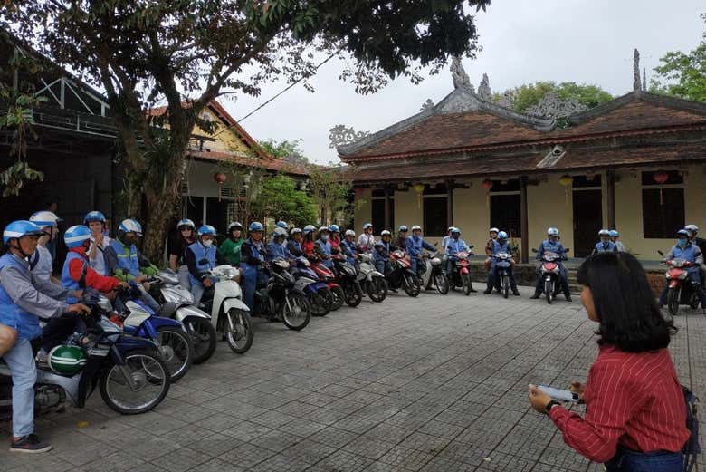 Preparados para el paseo en moto