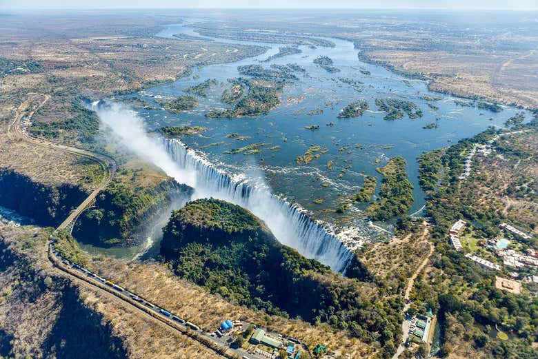 See the Victoria Falls in Zambia